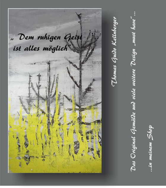 Image 1 of Xxl Kunst Schilderij Canvas Canvas Gesigneerd T. G . Kellnberger #248 # Hartwerk