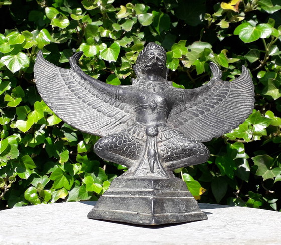 Image 1 of Garuda of Garoeda beeldje brons 16 cm hoog