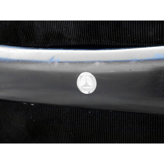 Image 1 of Vintage Canada fauteuil en voetenbank van Osvaldo Borsani voor Tecno, Italië 1965