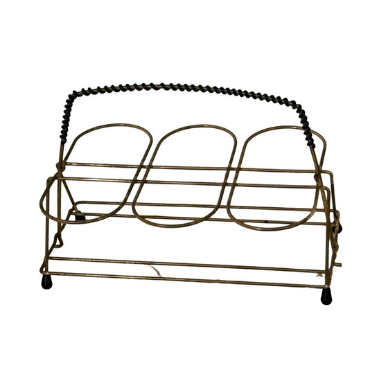 Image 1 of Ca. 1950'S - Duitsland - Mcm Barset - Zes lage glazen, 4 long stem shotglazen en een teakhouten dienblad - Multi color