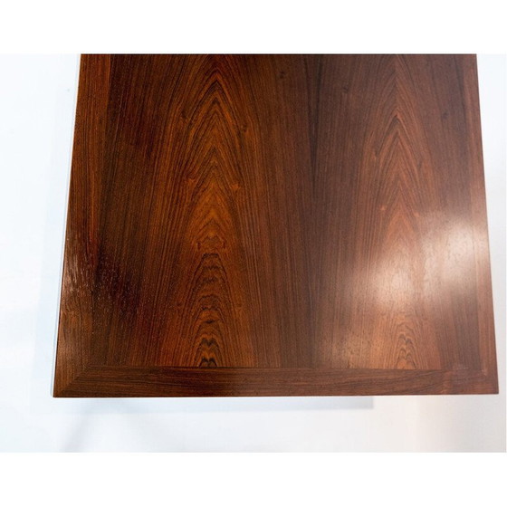 Image 1 of Paar vintage rozenhouten bijzettafels, Denemarken 1960