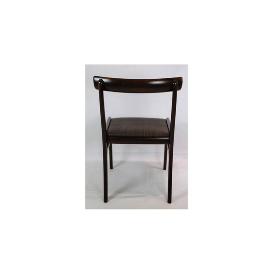 Image 1 of Paar mahoniehouten vintage Rungstedlund fauteuils van Ole Wancher voor Poul Jeppesen