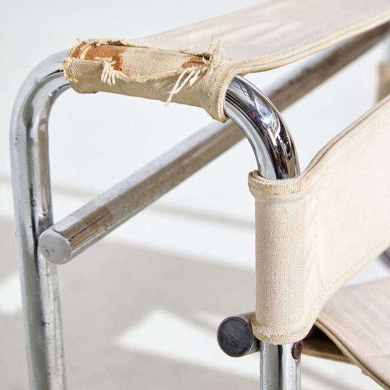 Image 1 of Paar vintage fauteuils model B3 van Marcel Breuer voor Gavina, jaren 1960