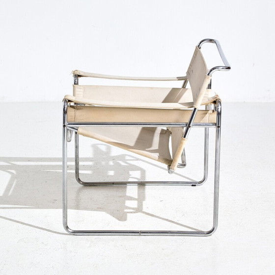 Image 1 of Paar vintage fauteuils model B3 van Marcel Breuer voor Gavina, jaren 1960