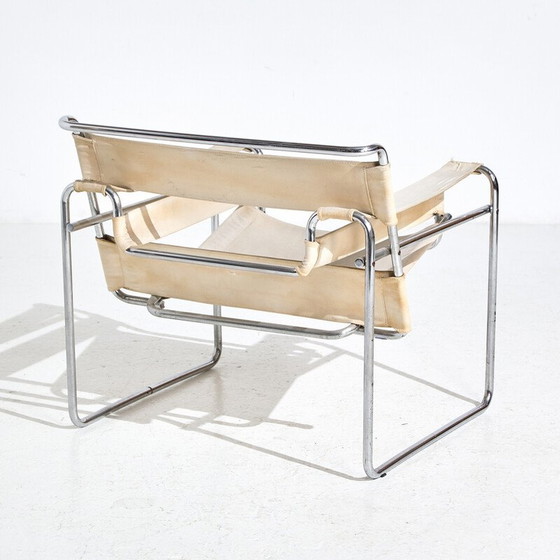 Image 1 of Paar vintage fauteuils model B3 van Marcel Breuer voor Gavina, jaren 1960