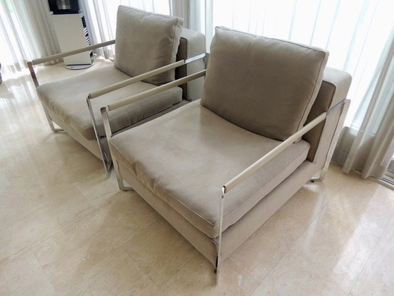 Image 1 of 2x Molteni & C Portfolio Fauteuil Pl83