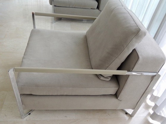 Image 1 of 2x Molteni & C Portfolio Fauteuil Pl83