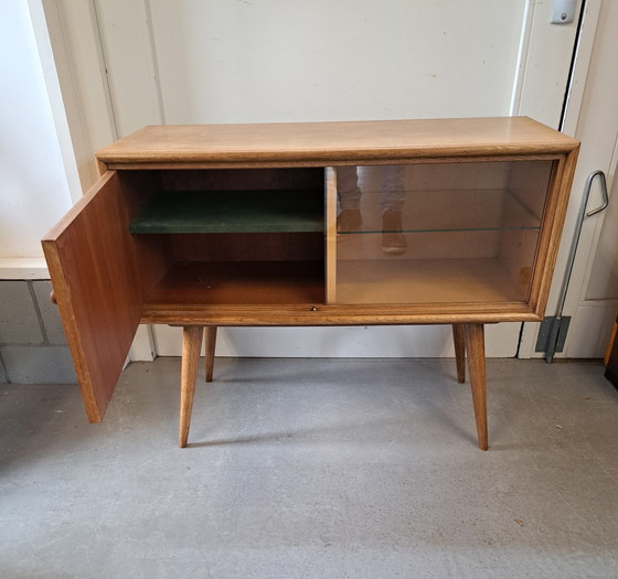 Image 1 of Vintage klein dressoir halkastje