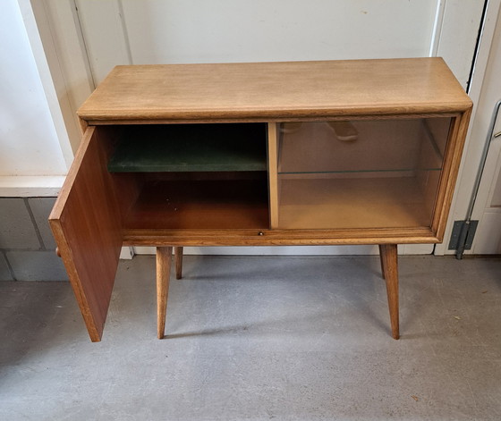 Image 1 of Vintage klein dressoir halkastje