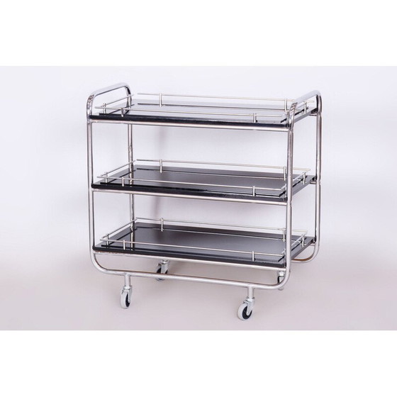 Image 1 of Vintage Bauhaus trolley uit Kovona, Tsjecho-Slowakije 1930