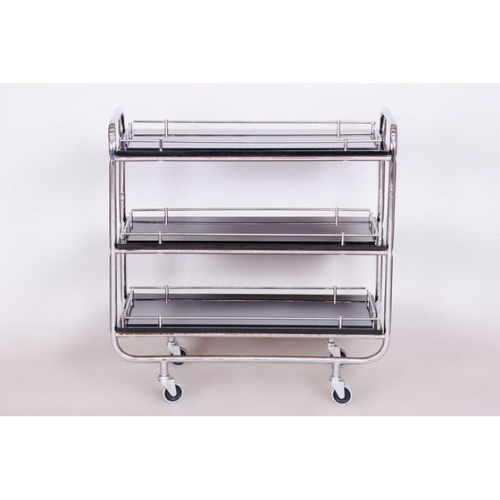 Image 1 of Vintage Bauhaus trolley uit Kovona, Tsjecho-Slowakije 1930