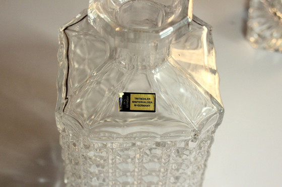 Image 1 of 1960S Hoge kwaliteit loodkristallen whisky karaf, vintage