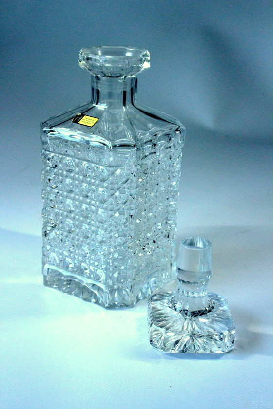 Image 1 of 1960S Hoge kwaliteit loodkristallen whisky karaf, vintage