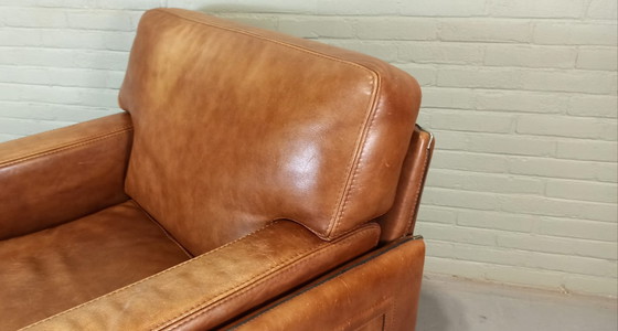 Image 1 of Baxter Arcon cognac leren fauteuil