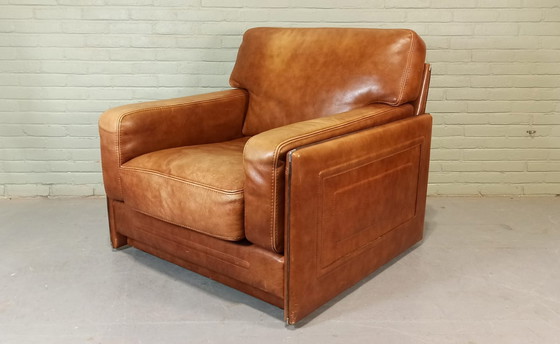 Image 1 of Baxter Arcon cognac leren fauteuil