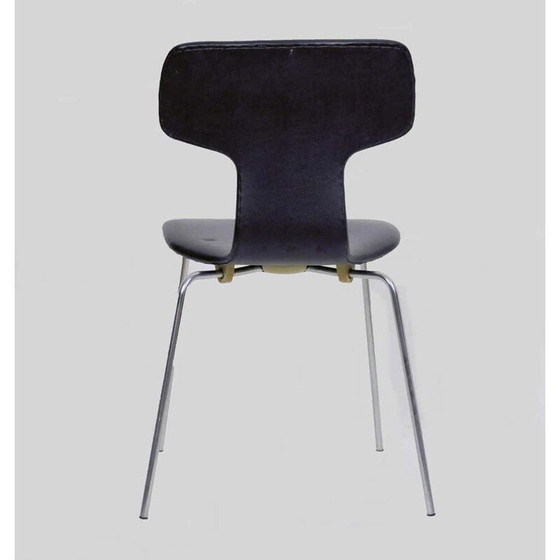 Image 1 of Vintage T-stoel Hammer Stoel van Fritz Hansen Arne Jacobsen Deens 1960