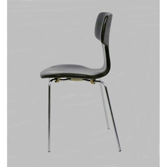 Image 1 of Vintage T-stoel Hammer Stoel van Fritz Hansen Arne Jacobsen Deens 1960