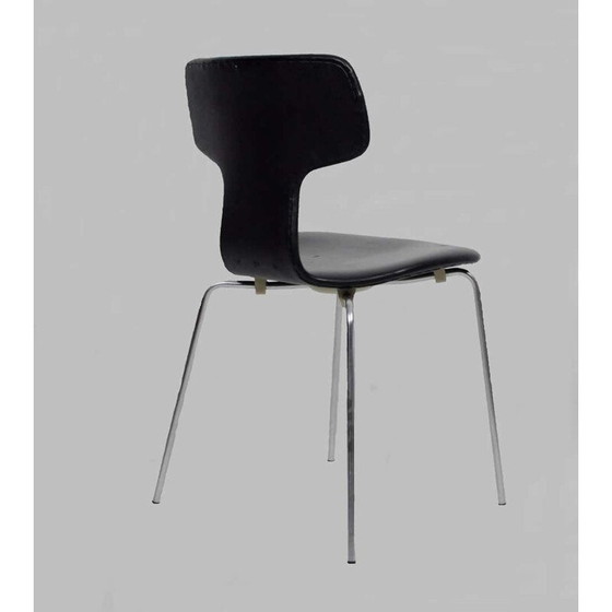 Image 1 of Vintage T-stoel Hammer Stoel van Fritz Hansen Arne Jacobsen Deens 1960