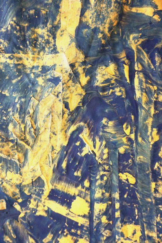 Image 1 of Jürgen Angeler - Blauw Gouden Marmer