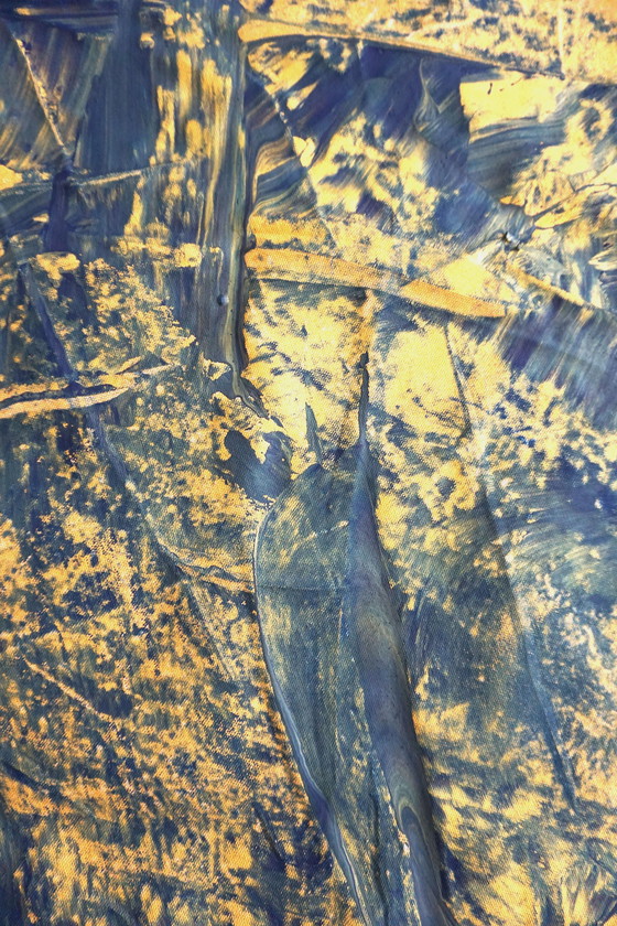 Image 1 of Jürgen Angeler - Blauw Gouden Marmer