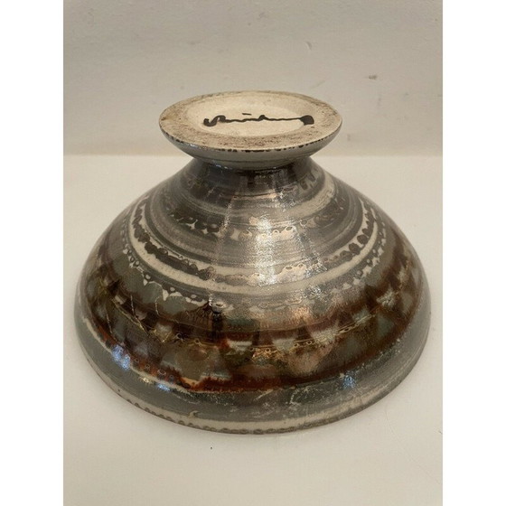 Image 1 of Vintage beker op keramische hiel door Lucien Brisdoux, 1950