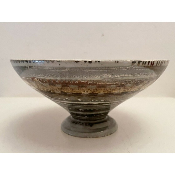 Image 1 of Vintage beker op keramische hiel door Lucien Brisdoux, 1950