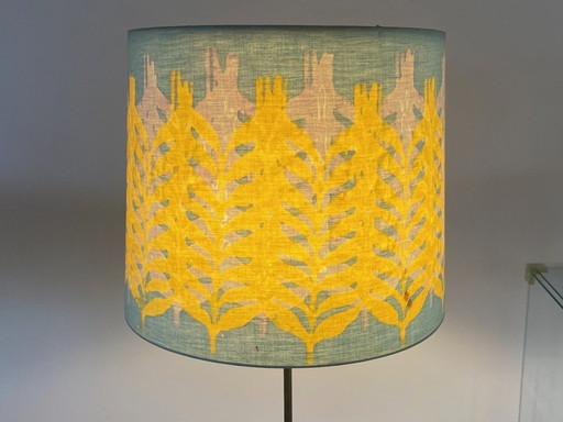 Vintage messing vloerlamp