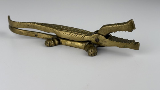 Image 1 of Vintage Messing (Wal)Notenkraker Krokodil