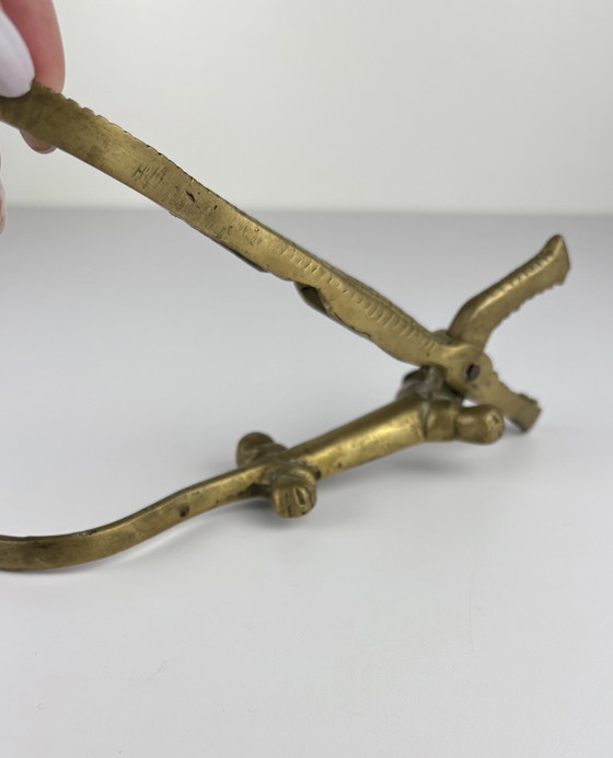 Image 1 of Vintage Messing (Wal)Notenkraker Krokodil