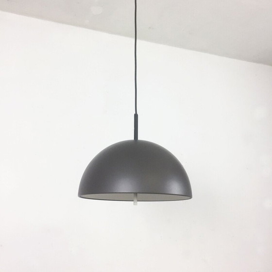 Image 1 of Vintage bruin metalen hanglamp van Rolf Krüger voor Staff Lights, Duitsland 1970