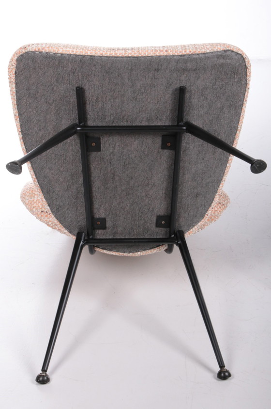 Image 1 of Vintage stoelen set met metalen pootjes, 1960s