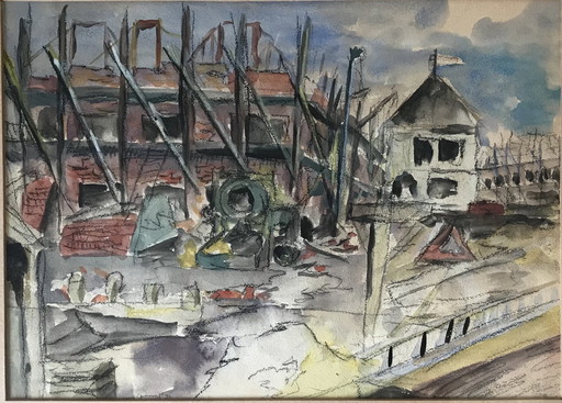 Aquarel Van Leen Spaans