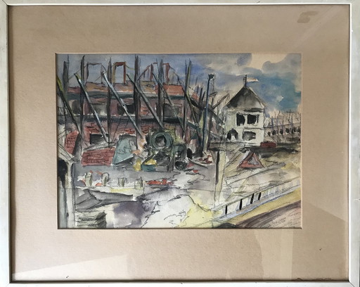 Aquarel Van Leen Spaans