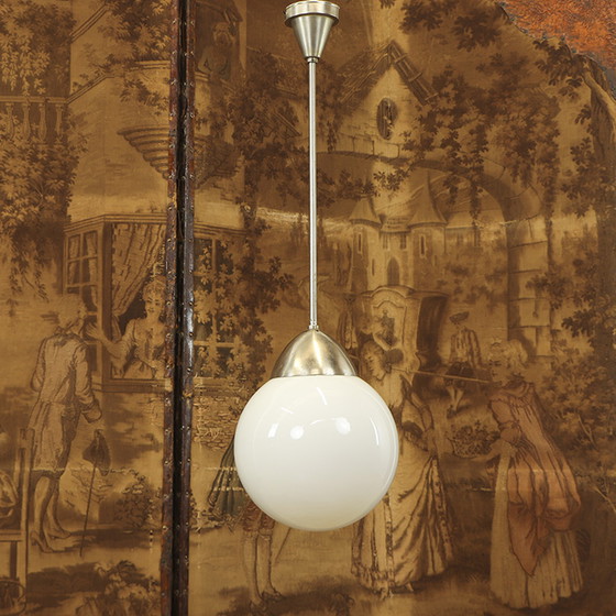 Image 1 of Art Deco Opaline Hanglamp