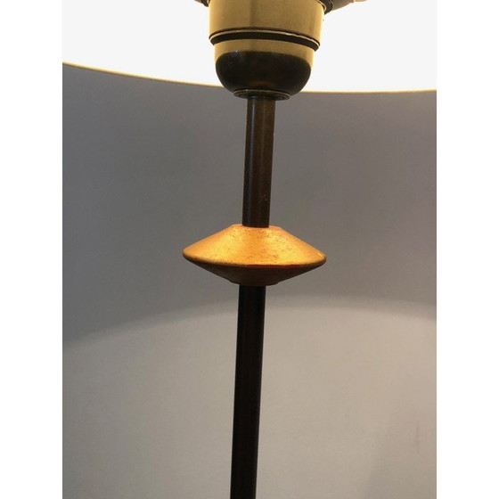 Image 1 of Vintage vloerlamp van smeedijzer, 1970