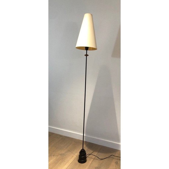 Image 1 of Vintage vloerlamp van smeedijzer, 1970