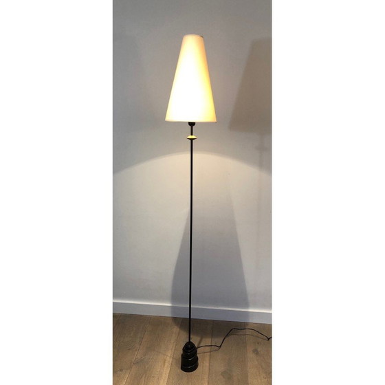 Image 1 of Vintage vloerlamp van smeedijzer, 1970