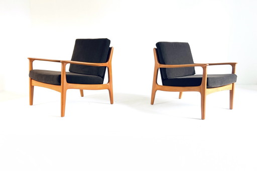 2x gerestaureerde Eugen Schmidt fauteuil