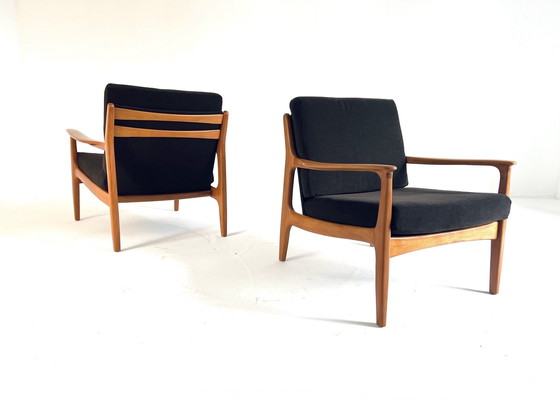 Image 1 of 2x gerestaureerde Eugen Schmidt fauteuil