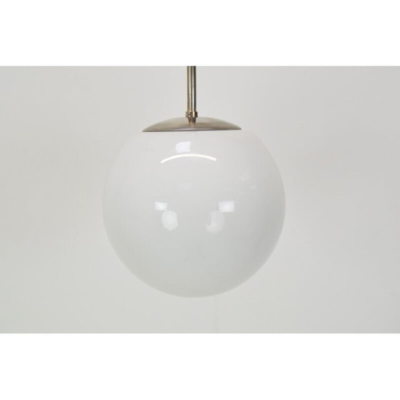 Image 1 of Art deco vintage glazen hanglamp, Tsjecho-Slowakije jaren 1930