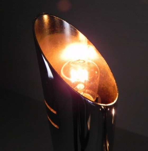 Image 1 of Mid-eeuwse vintage chromen vloerlamp uit het ruimtetijdperk, jaren 1960