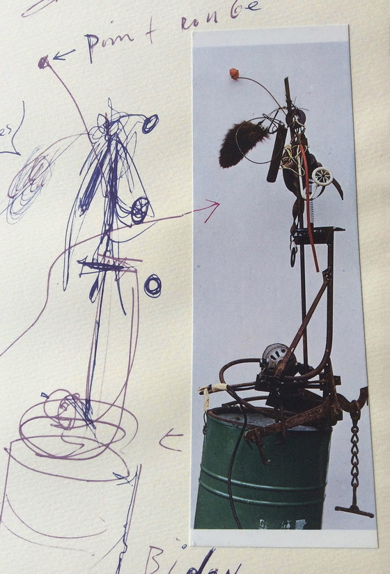 Image 1 of Jean Tinguely - affiche - 'Tentoonstelling 60's design- 70's design'