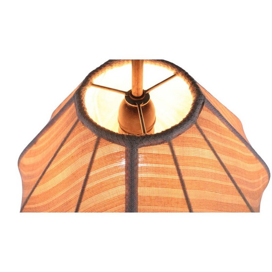 Image 1 of Mid Century stoffen hanglamp, Denemarken 1950