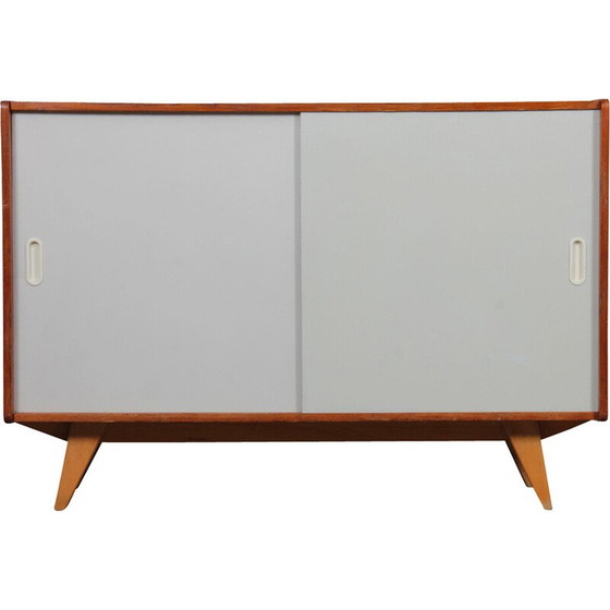 Image 1 of Vintage houten ladekast model U-452 van Jiri Jiroutek voor Interier Praha, Tsjecho-Slowakije 1960
