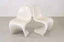 2x Vintage  Panton Chair van Verner Panton - Herman Miller