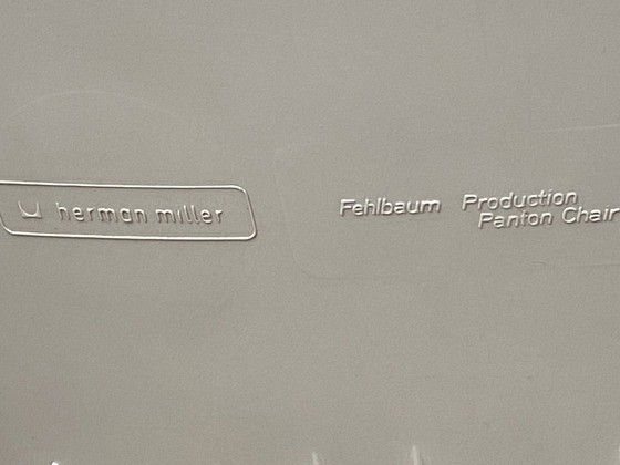 Image 1 of 2x Vintage  Panton Chair van Verner Panton - Herman Miller