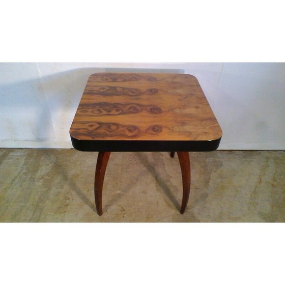 Image 1 of Vintage houten "spin" salontafel door Jindřich Halabal, 1930