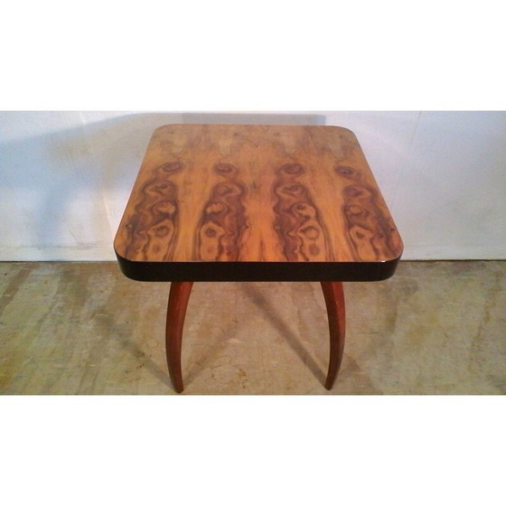 Image 1 of Vintage houten "spin" salontafel door Jindřich Halabal, 1930