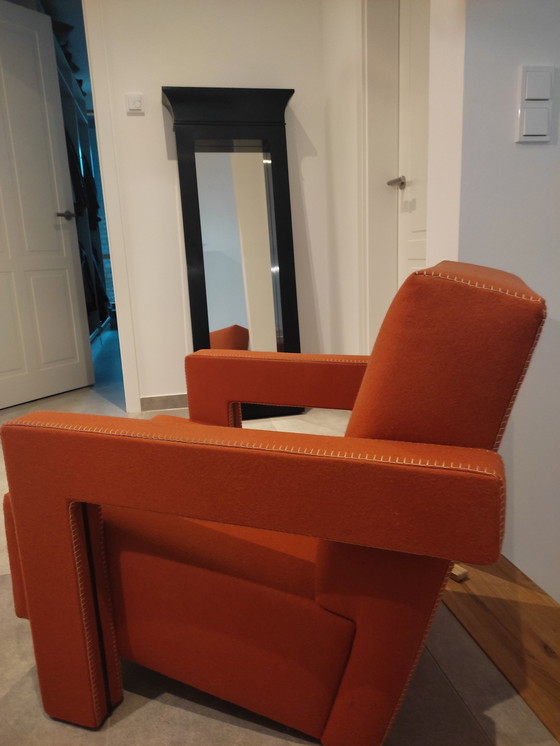 Image 1 of 2x Rietveld Utrecht Fauteuil Xl Van Cassina