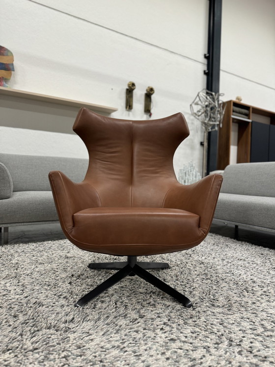 Image 1 of Design On Stock Nosto Relax Fauteuil Loxton Leer Mongrove